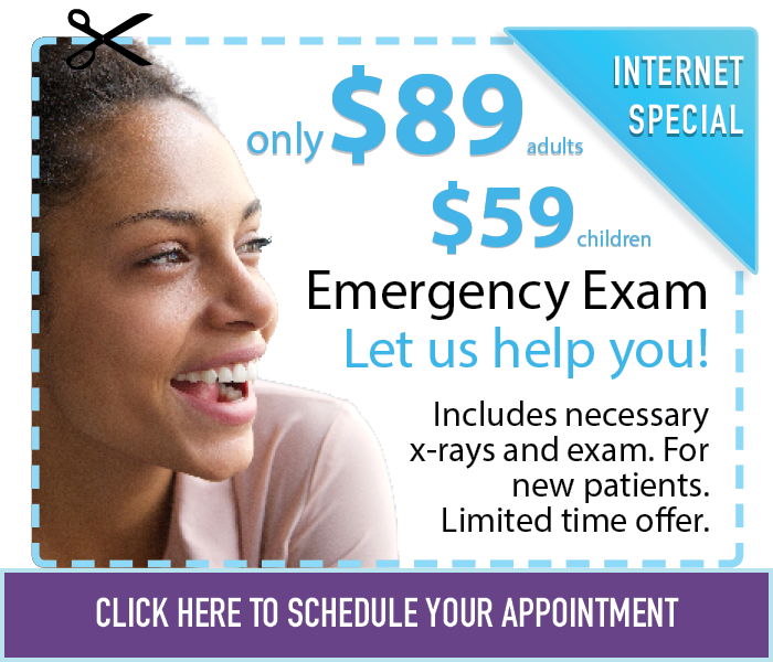 Logo of emergency dentistry promotion